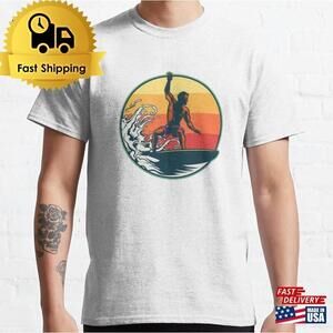 Surfing Beach Classic T-Shirt Unisex